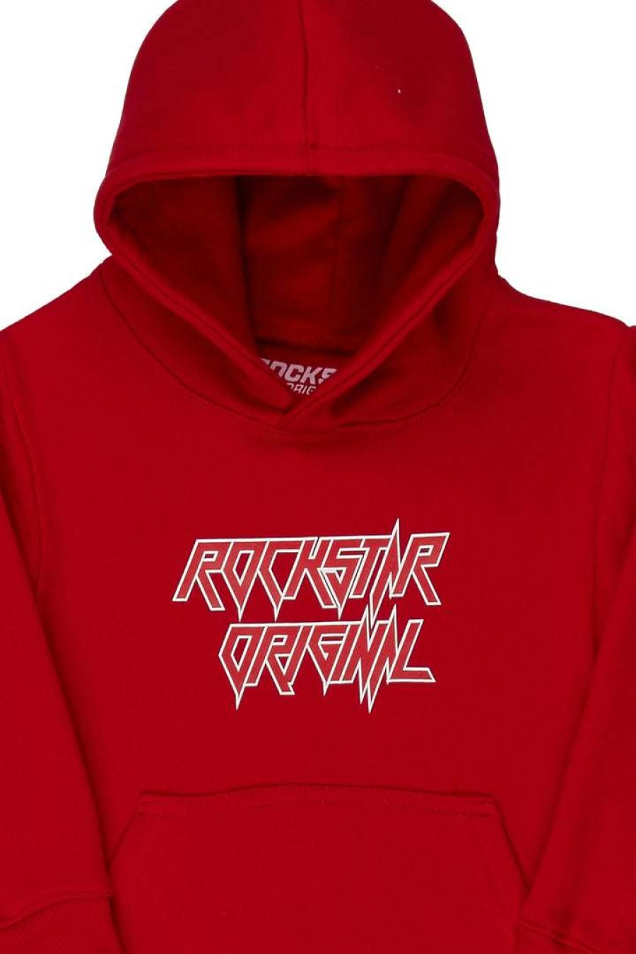 Kids * | Best Sale Boys Hoodies & Sweatshirts Boys Rockstar Graphic Hoodie New Arrivals Red