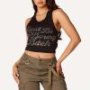 Womens * | Best Deal Womens Tops Best Seller Don'T Be Boring Tank Black