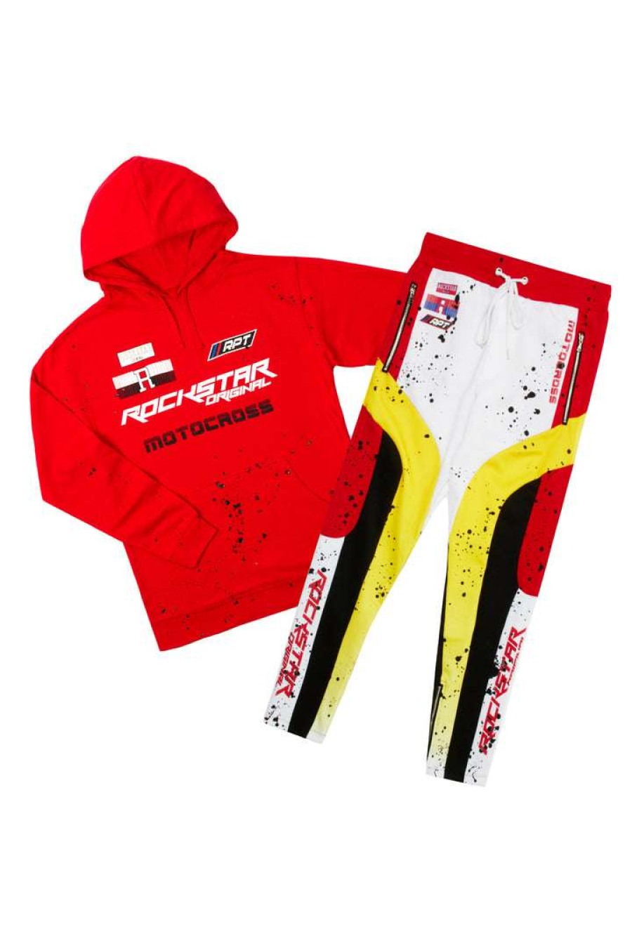 Mens * | Brand New Mens Track Sets Darby Hoodie Track Set Red