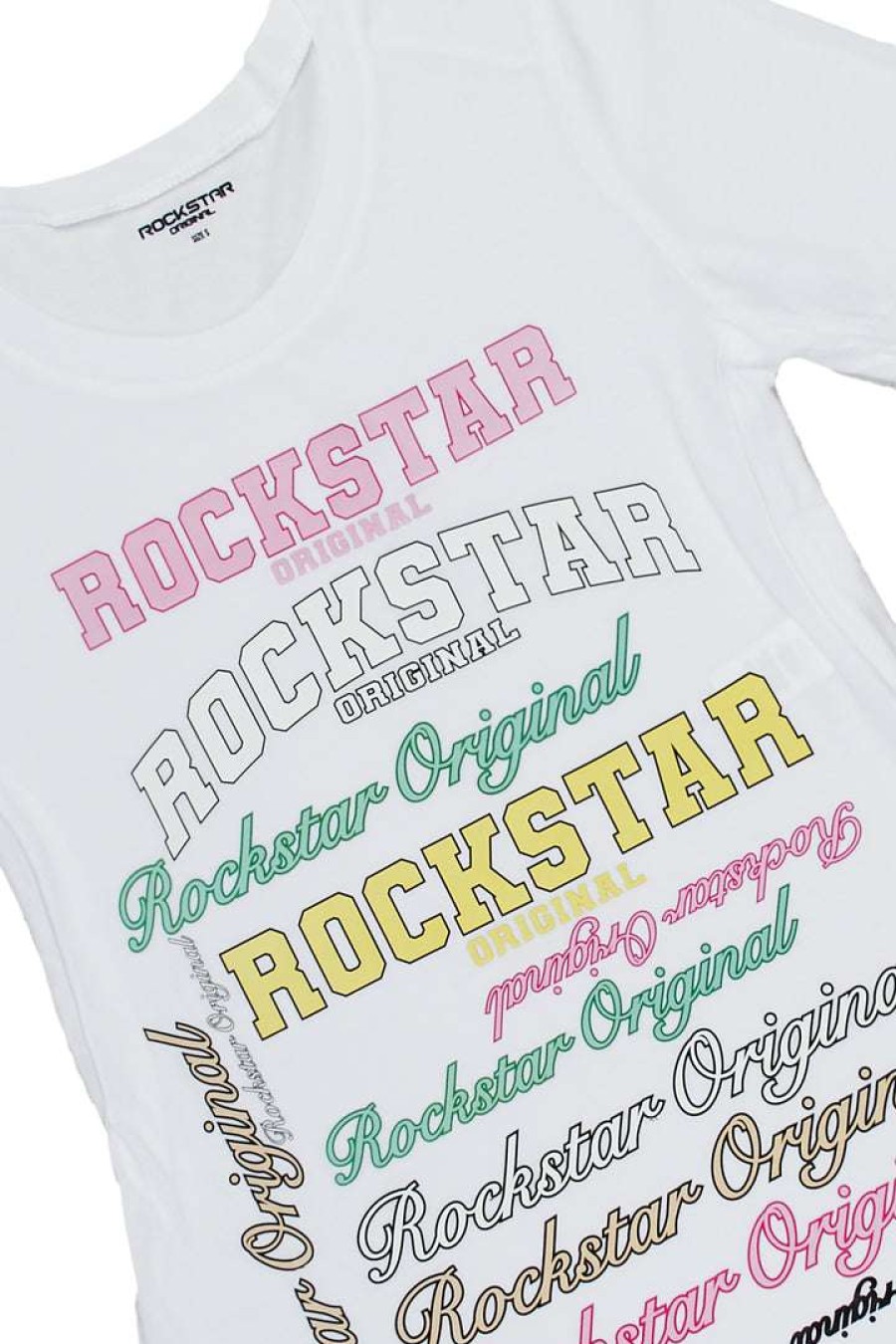 Womens * | Wholesale Womens Tees Best Seller Logo Mania Oversized Tee White