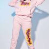 Womens * | Best Pirce Womens Track Sets Jasmin Oversized Trackset Pink