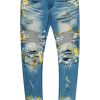 Mens * | Deals Mens Jeans Zayden Biker Painter Jean Yellow