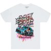 Mens * | Cheap Mens Tees Tops Claydon Printed T-Shirt White