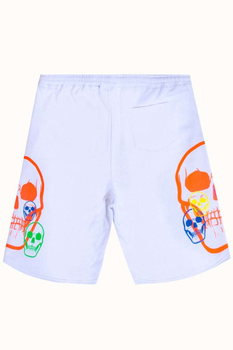 Mens * | Best Reviews Of Mens Shorts Jett Prnted Short White