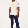 Mens * | Best Pirce Mens Track Sets Scottie T-Shirt/Flare Pant Set White/Navy