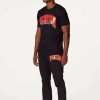 Mens * | Best Sale Mens Track Sets Hess T-Shirt/Flare Pant Set Black