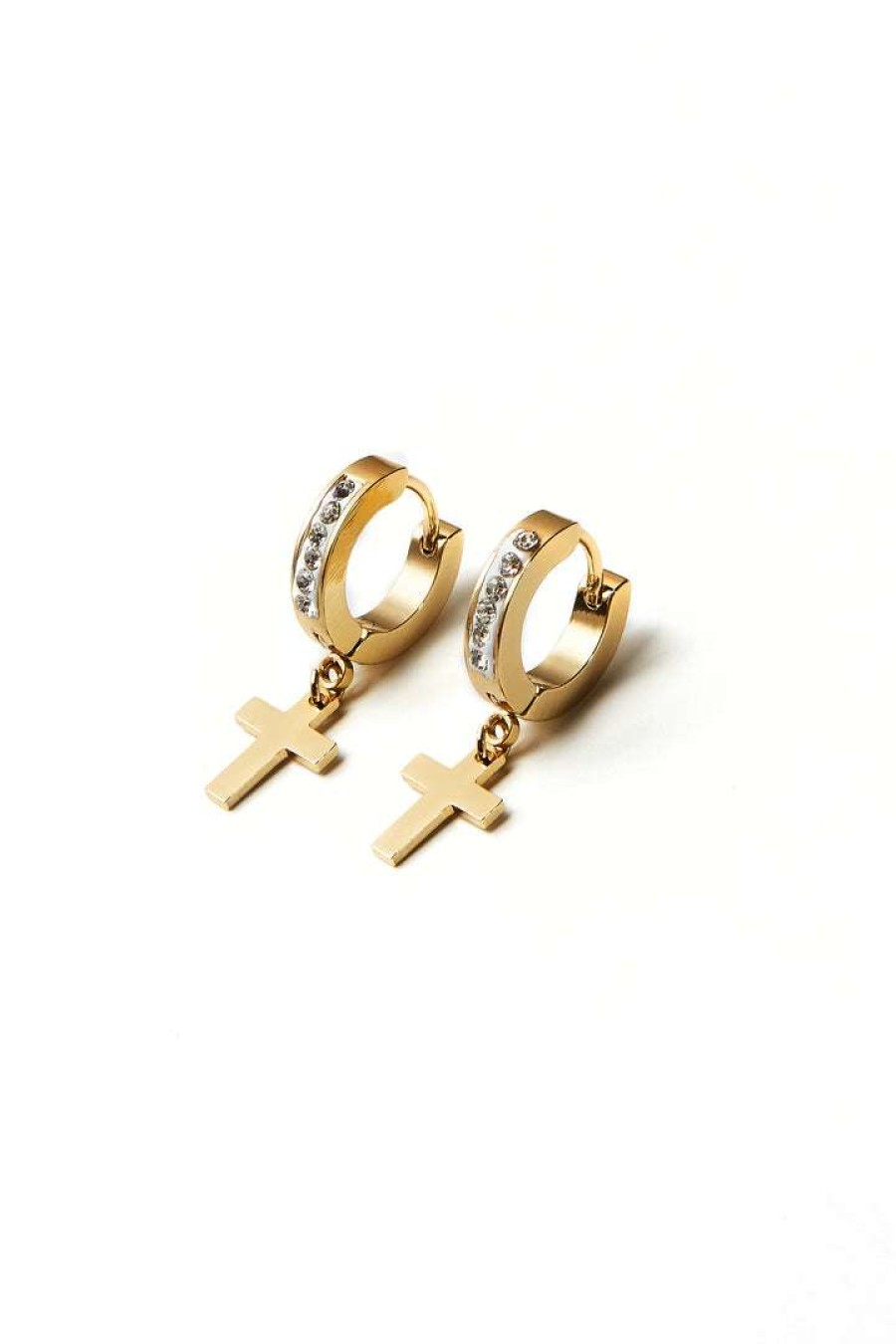 Mens * | Wholesale Mens Accessories Nio Earrings Gold