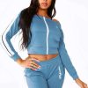 Womens * | Hot Sale Womens Short Sets Zenya Short Set Blue