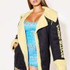 Womens * | Cheap Womens Jackets Best Seller Charlotte Jacket Black/Yellow