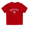 Womens * | Best Pirce Womens Tees Beverly Hills Crop Tee Best Seller Red