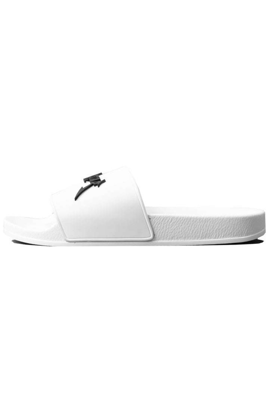 Mens * | New Mens Accessories Best Sellers Rockband Slides White