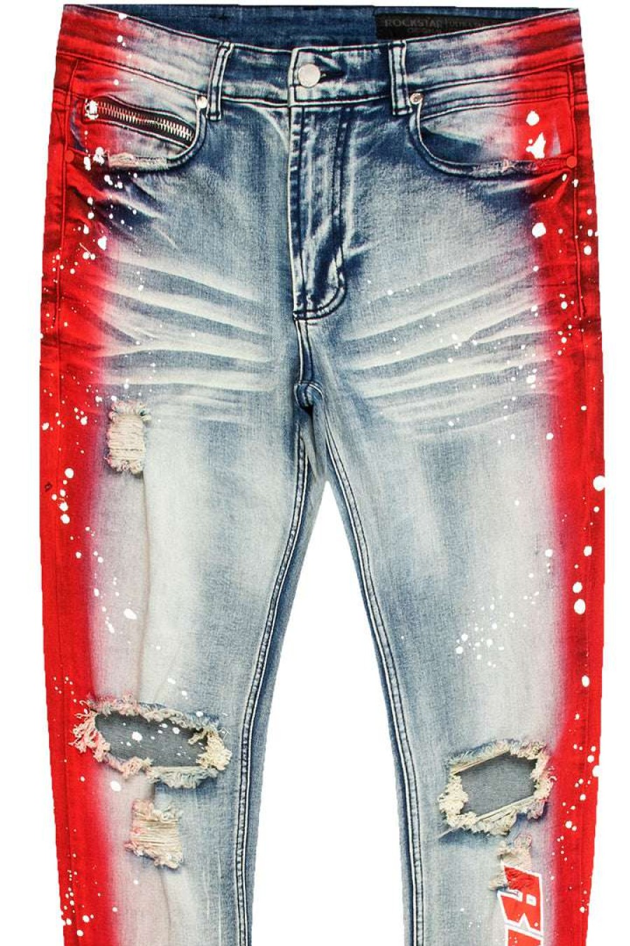 Mens * | Coupon Mens Jeans Kino Painter Jean Denim Red