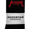 Kids * | Deals Boys Accessories Youth Rockband Logo Socks-Blk New Arrivals Black