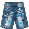 Mens * | Budget Mens Shorts Jerry Patch Short Blue