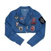 Womens * | Best Deal Womens Jackets Fahari Denim Jacket Best Seller Light Wash