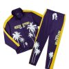 Mens * | Deals Mens Track Sets Donato Graphic Track Set Yellow/Purple