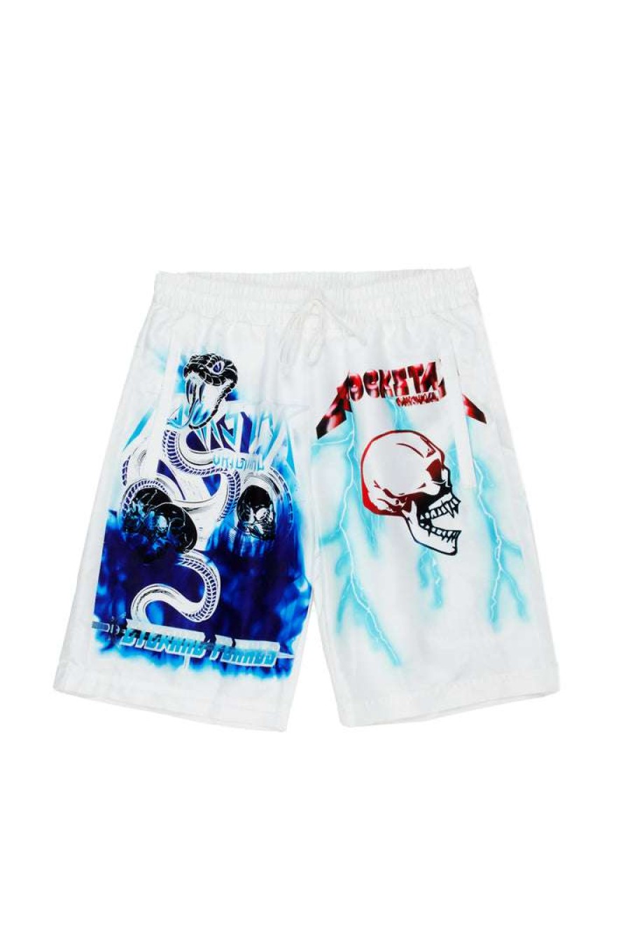 Mens * | Coupon Mens Swim Nash Swim Short White