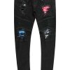 Mens * | Discount Mens Jeans Milli Bandana Jean Black