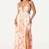 Womens * | Cheap Womens Dresses Best Seller Vanessa Maxi Dress Peach