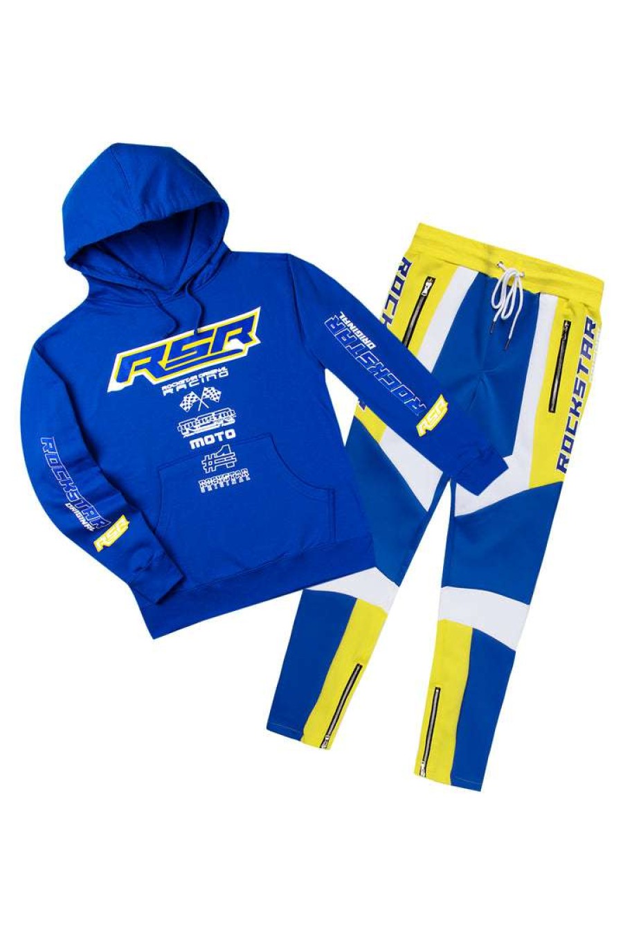 Mens * | Best Reviews Of Mens Track Sets Kalep Hoodie Track Set Royal Blue