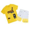 Kids * | Best Pirce Boys Denim Sets Boys Willard Denim Short Set Yellow