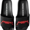 Mens * | Cheapest Mens Accessories Rockband Slides Black