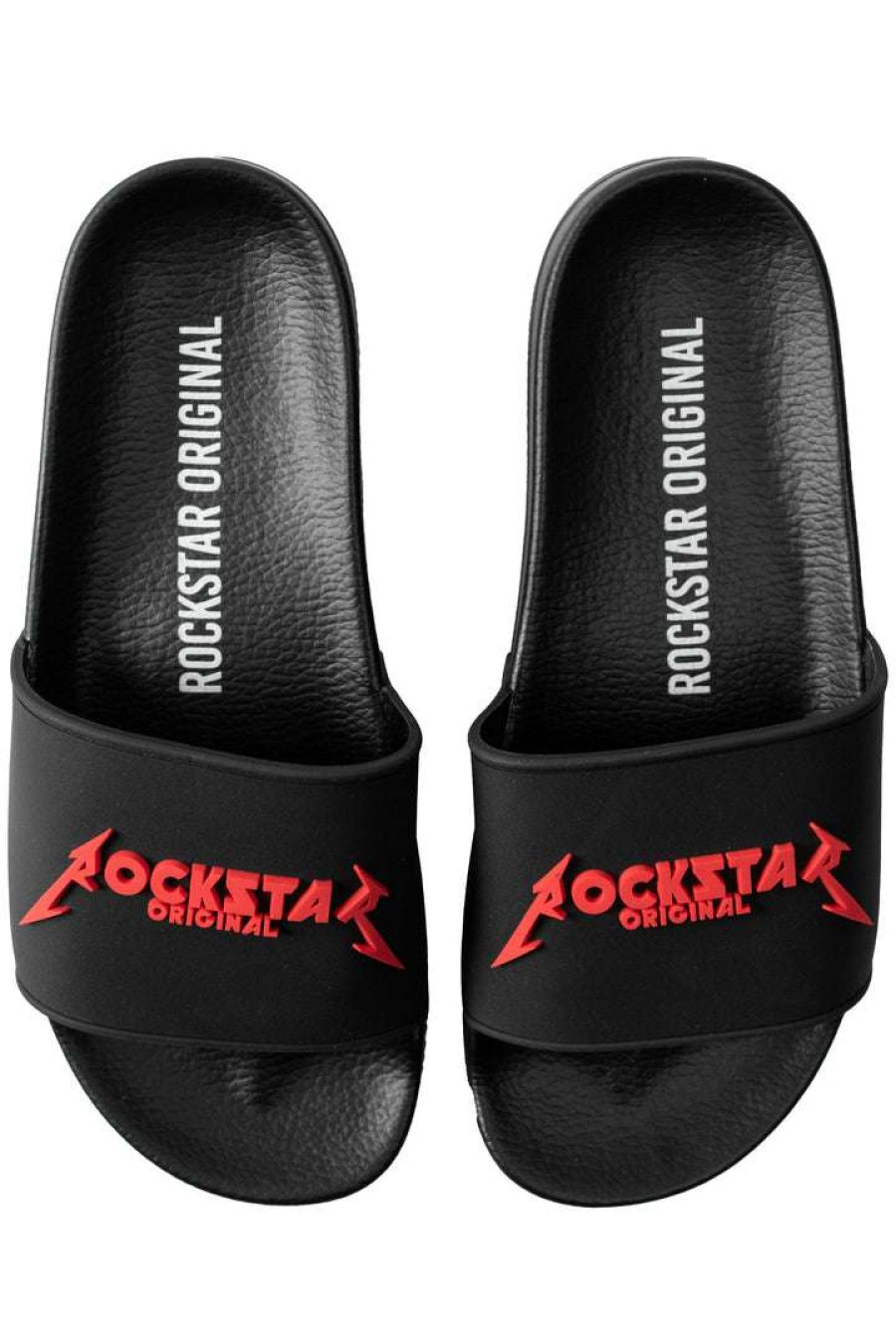 Mens * | Cheapest Mens Accessories Rockband Slides Black