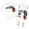 Mens * | Hot Sale Mens Track Sets Tatum T-Shirt Track Set- Wht White