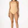 Womens * | Top 10 Womens Tops Best Seller Basic Hattie Bodysuit Peach