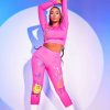 Womens * | Best Pirce Womens Activewear Finley Ribbed Active Set Pink