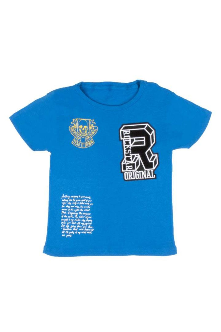 Kids * | Buy Boys Denim Sets Boys Drax T-Shirt/Jean Set New Arrivals Blue