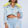 Womens * | Best Sale Womens Jackets Diana Denim Jacket Light Wash