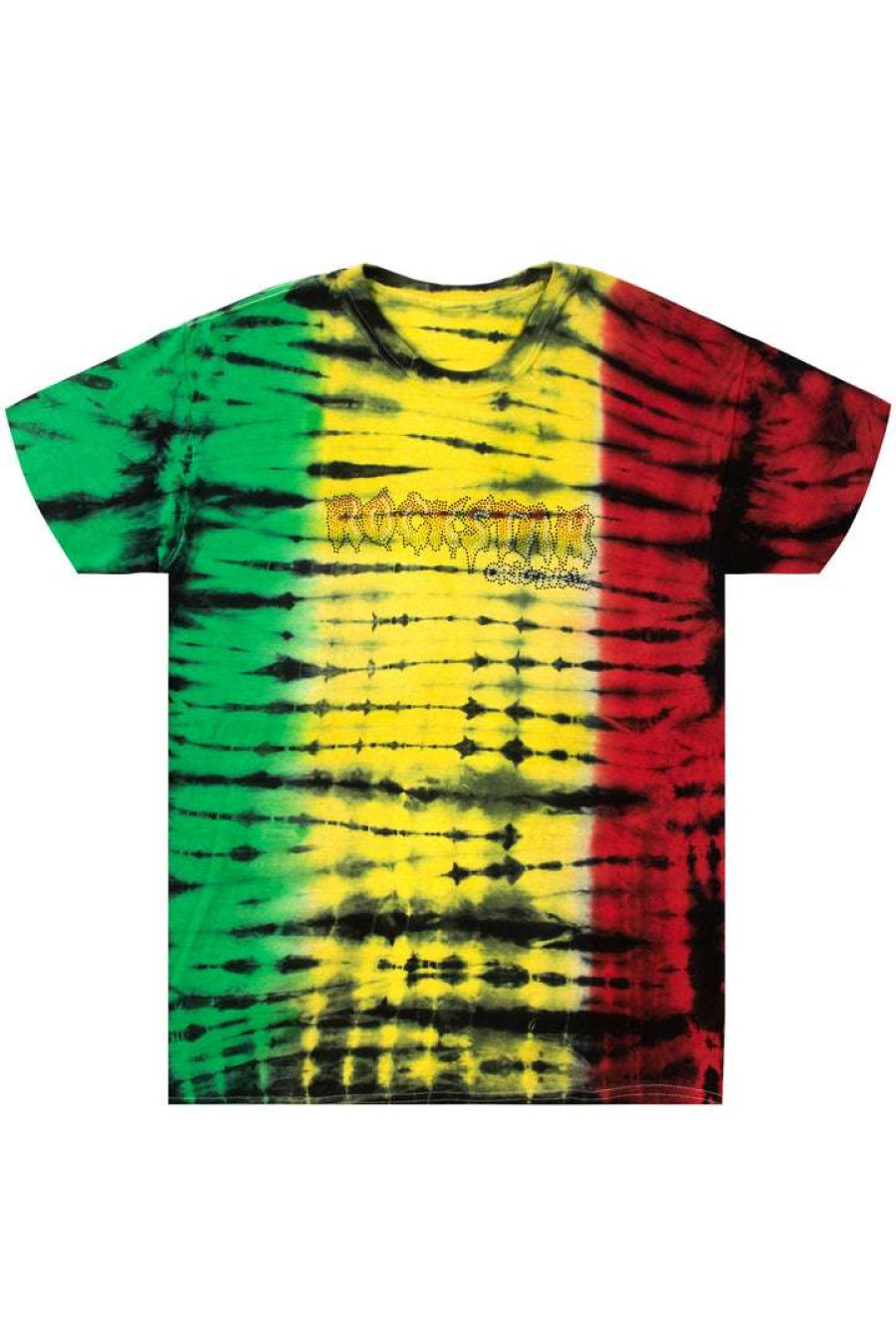 Mens * | Budget Mens Tees Rasta Tie Dye T-Shirt Green Combo