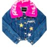 Womens * | Outlet Womens Jackets Dominique Denim Jacket Med. Wash