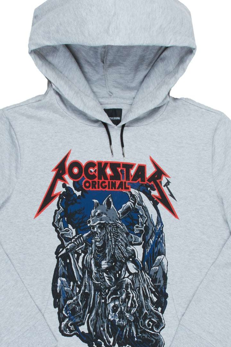 Mens * | Discount Mens Hoodies & Sweatshirts Drake Printed Hoodie Grey