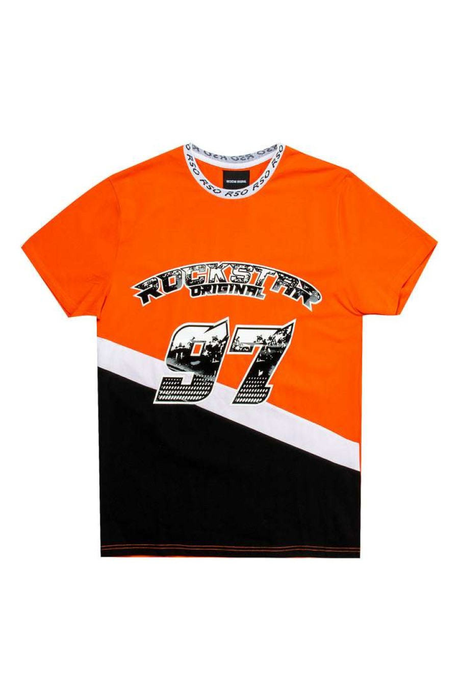 Mens * | Hot Sale Mens Tees Tops Kody Graphic T-Shirt Orange