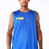 Mens * | Deals Mens Tanks Gimzo Jersey Blue