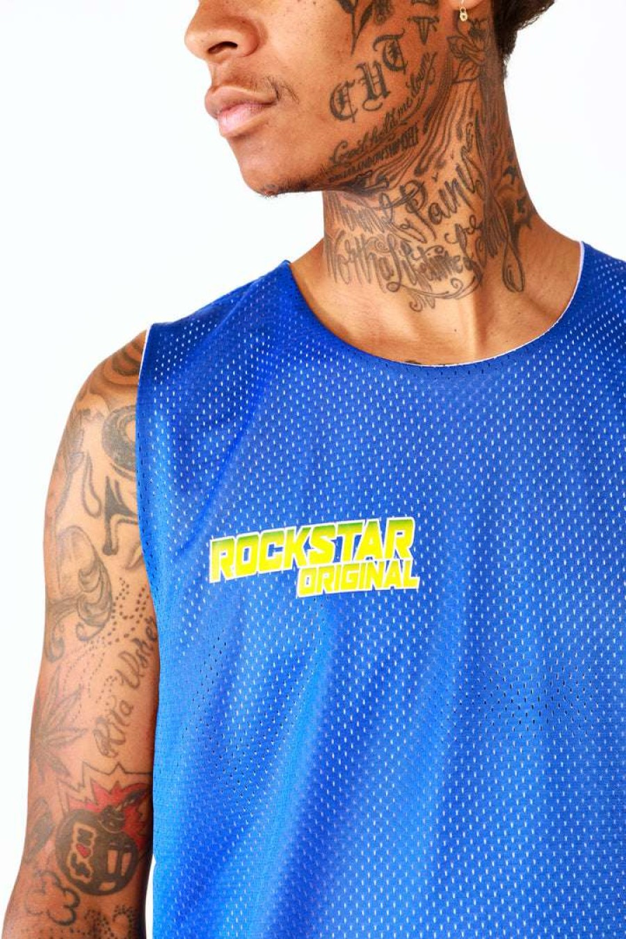 Mens * | Deals Mens Tanks Gimzo Jersey Blue