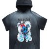 Mens * | Flash Sale Mens Hoodies & Sweatshirts Angus Short Sleeve Hoodie Black