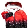 Kids * | Hot Sale Boys Outerwear Kids Curry 2.0 Puffer Jacket New Arrivals Red/Black