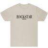 Mens * | New Mens Tees Tops Octavio Printed T-Shirt Beige/Black