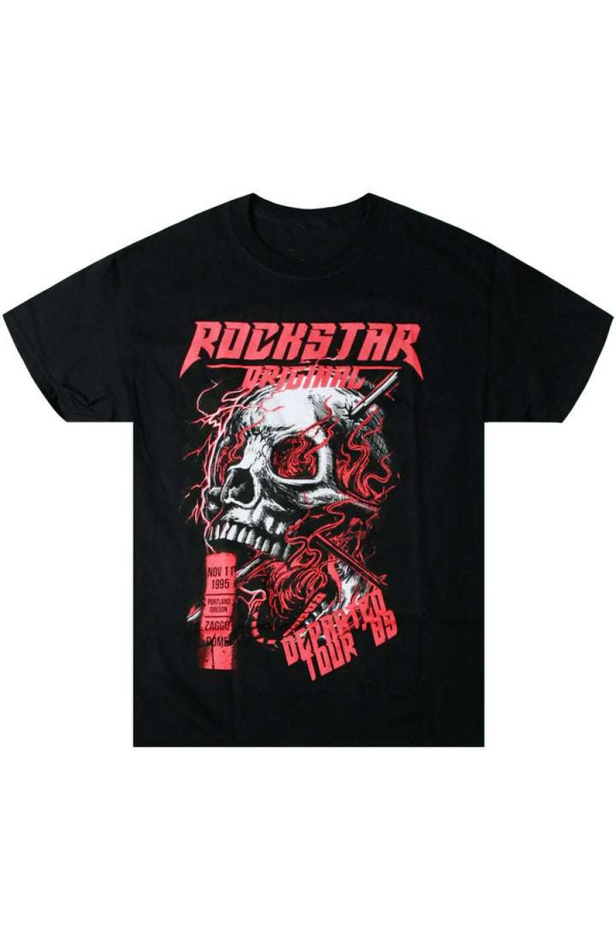 Mens * | Outlet Mens Tees Tops Reno Graphic T-Shirt Black/Red