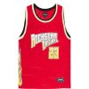 Mens * | Brand New Mens Tanks Tops Bolan Jersey Red