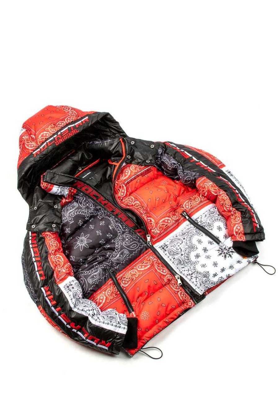 Mens * | Flash Sale Mens Outerwear Kyro Puffer Jacket Red