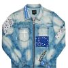 Mens * | Flash Sale Mens Denim Jackets Akio Denim Jacket Blue