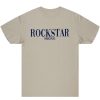 Womens * | Cheap Mens Tees Octavio Printed T-Shirt Tops Beige/Navy