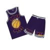 Mens * | Cheapest Mens Short Sets Thorias Jersey/Short Set Track Sets Purple