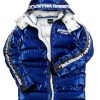 Mens * | Brand New Mens Outerwear Jackets & Outerwear Hayes Mid-Length Puffer Jacket- Metallic Blue