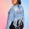 Womens * | Top 10 Womens Jackets Odette Denim Jacket Best Seller Light Wash