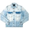 Mens * | Discount Mens Denim Jackets Dag Denim Jacket Light Wash Blue